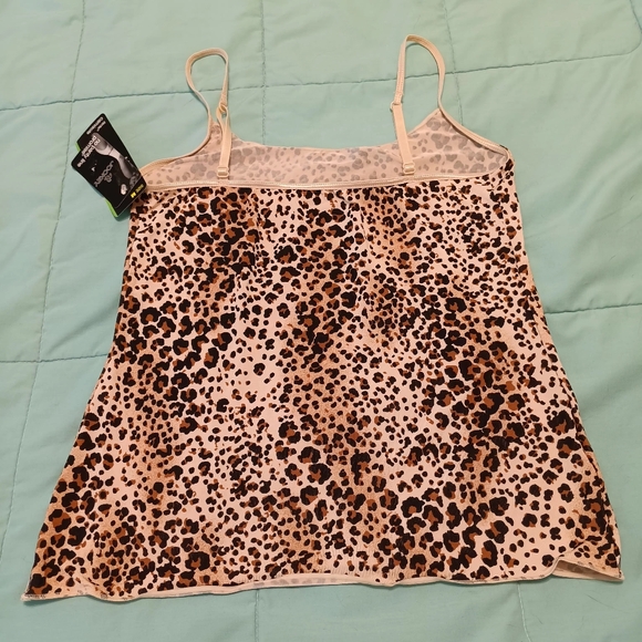 Jockey Sz Medium Leopard Print Buttery Soft Touch Women Camisole - Picture 7 of 10